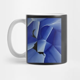 Blue Crumpled paper Mug